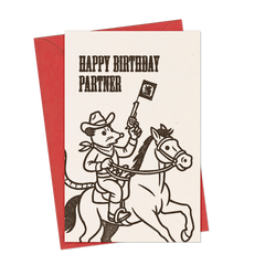 Cowboy Birthday Card
