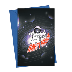 Astronaut Birthday Card